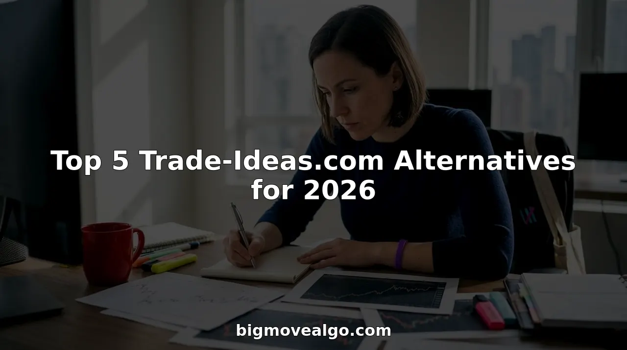 Trader studying printed stock charts with notes