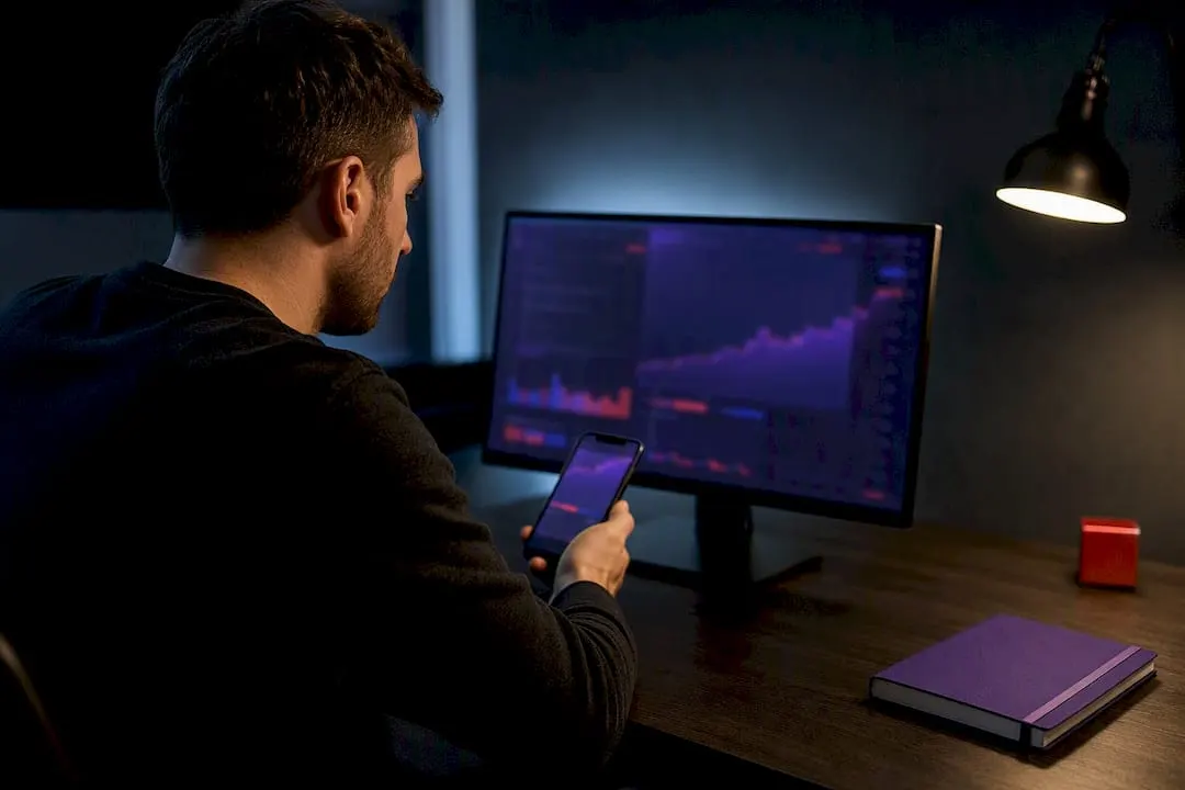 Trader switching between connected devices