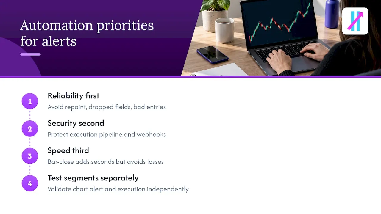 What matters most when you automate TradingView alerts — overview diagram