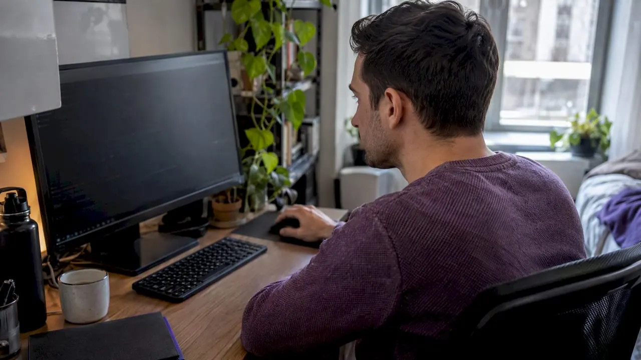 Trader reviewing completed broker test fills
