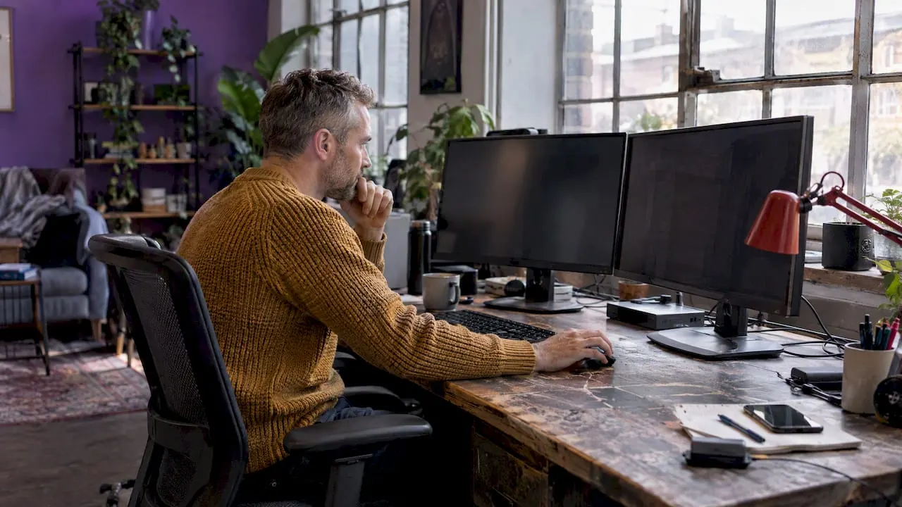 Trader comparing different market analysis tools